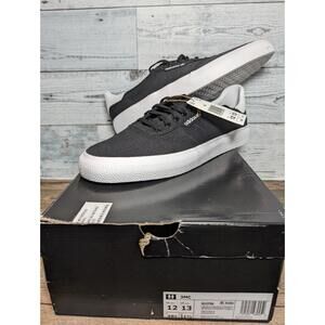 Adidas Skateboarding 3MC Vulc Sneakers Black B22706 Skater Shoes Men's Size 12